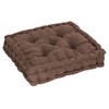 Fox Valley Traders Tufted Booster Cushion, Chocolate