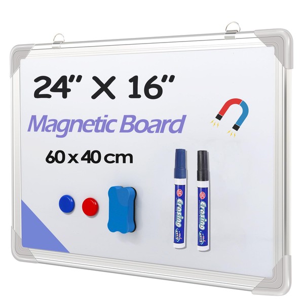Mgduuy Dry Erase White Board, 24x16Inch (60x40cm) for Wall Whiteboard