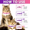 Collare Antiparassitario Per Gatti 4 Pezzi, Impermeabile Collare Antipulci e