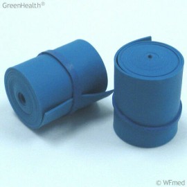 WFMed Latex Free Rolled Tourniquets, Blue, 1"x18" (Pack 10, 100) - 10