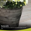 Robert Allen by Headwind - Ironstone Vanhorne Glazed Metal Planter