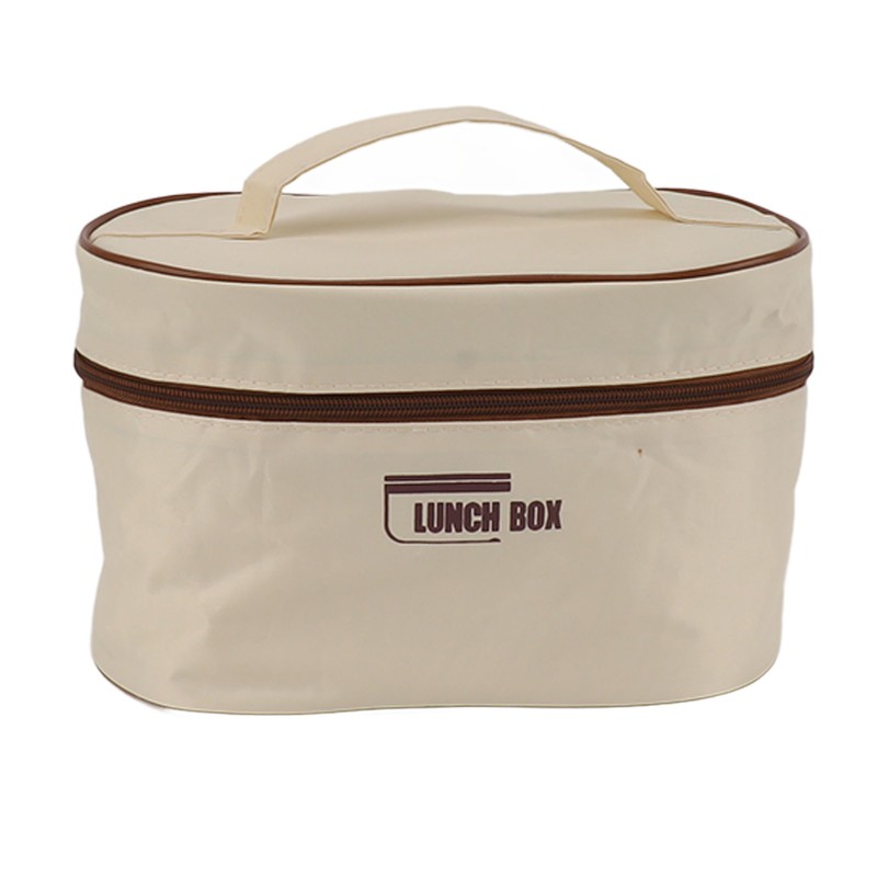 Bento Lunch Box Round with Lid Bag Leakage Proof Stainless