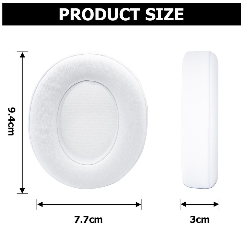 umvowuxa Replacement Earpads Compatible with Beats Studio3 Headphones Soft Protein
