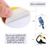 BEATRI Bird Stickers 50Pcs Vinyl Waterproof Bird Stickers for Water