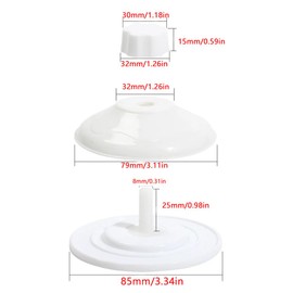 UtySty 4 Pack Cat Window Perch Suction Cups Replacement Heavy Duty Kitty Hammock Hanging Lock Support Stand Hanger with Screw Nut for Cats Bed Glass Window Seat Shelf Pet Resting Beds