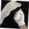 Mipcase 12 Pairs Fingertip Static Nylon Gloves for Industry Precision