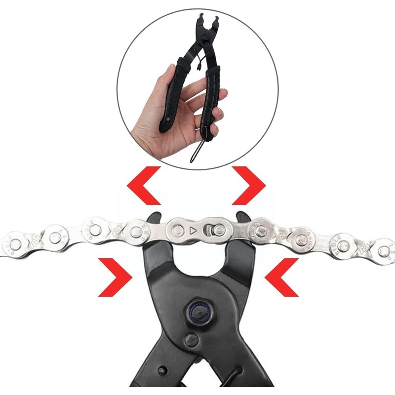 Vookkp 7pcs Bicycle Tool Chain Riveter Bicycle Chain Tester 4
