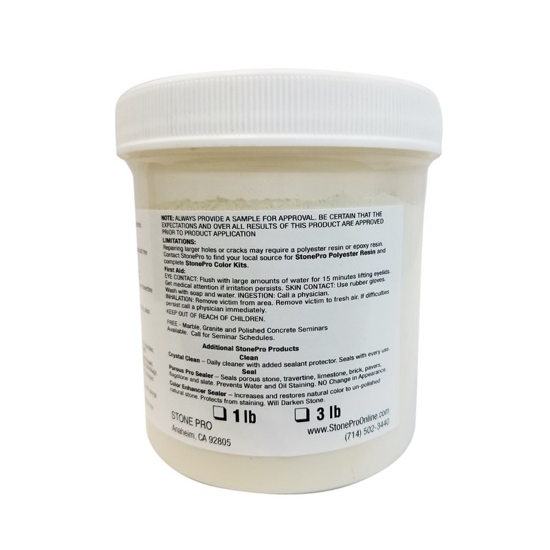 Stone Pro Traverfill - Travertine Hole and Void Repair -