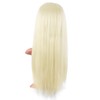 MapofBeauty 24 Inch/60 cm Long Straight Synthetic Hair Heat Resistant