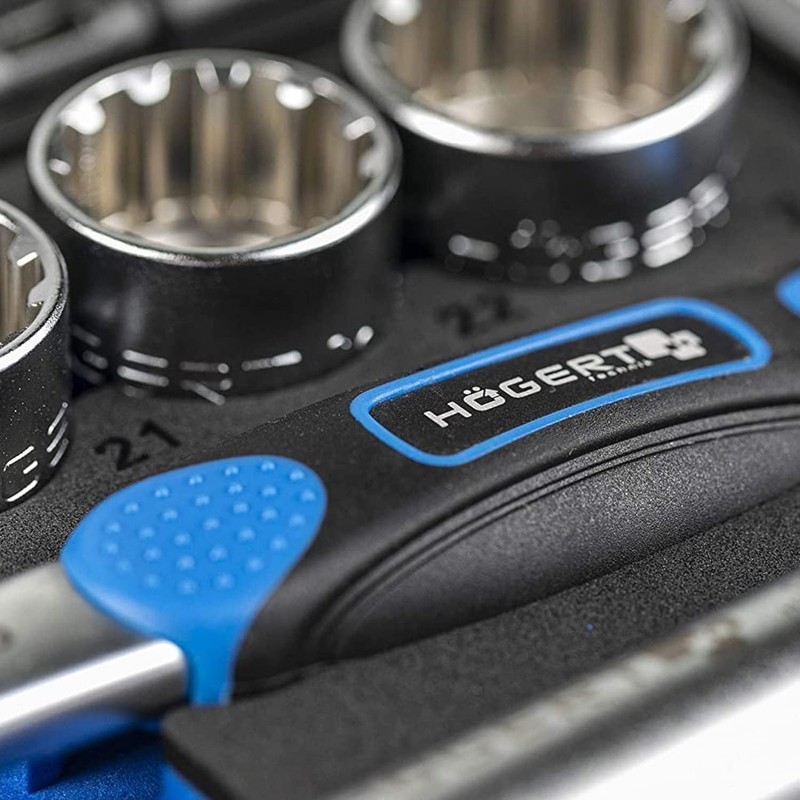 Högert Technik - Tool Set I Socket Spanner, Bits and