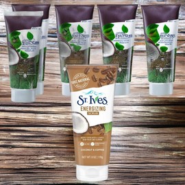 St. Ives Natural Skin Trouble Exfoliation Scrub Coconut & Coffee 6pcs 170g / 세인트이브스 자연유래 피부트러블 피부각질 스크럽 코코넛 앤 커피 6개 170g