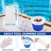 50 Pack Pool Skimmer Socks,Pool Filter Socks for Skimmer Basket