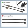 Anlseiod 2PCS Windshield Washer Nozzle Sprayer Compatible for Charger 2017