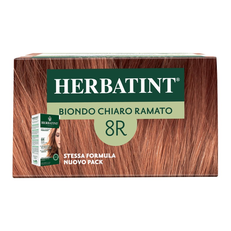Herbatint Permanent Hair Colour Gel 8R Light Blonde Copper -