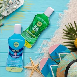 Beach Vibes - After Sun Gel Aloe Burn 240 ml. Gel calmante y reparador para después del sol. Fórmula adicionada con Aloe Vera, Manzanilla y Avena, hidrata la piel.