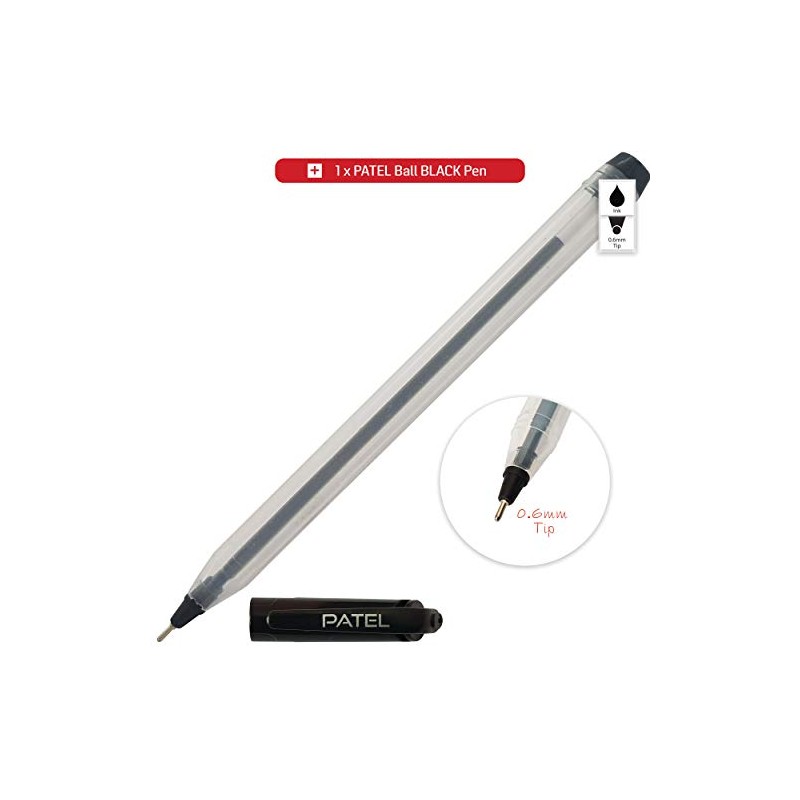 DOM A1 Deep Graphite Traditional Pencils Writing Pack (10 Pencils