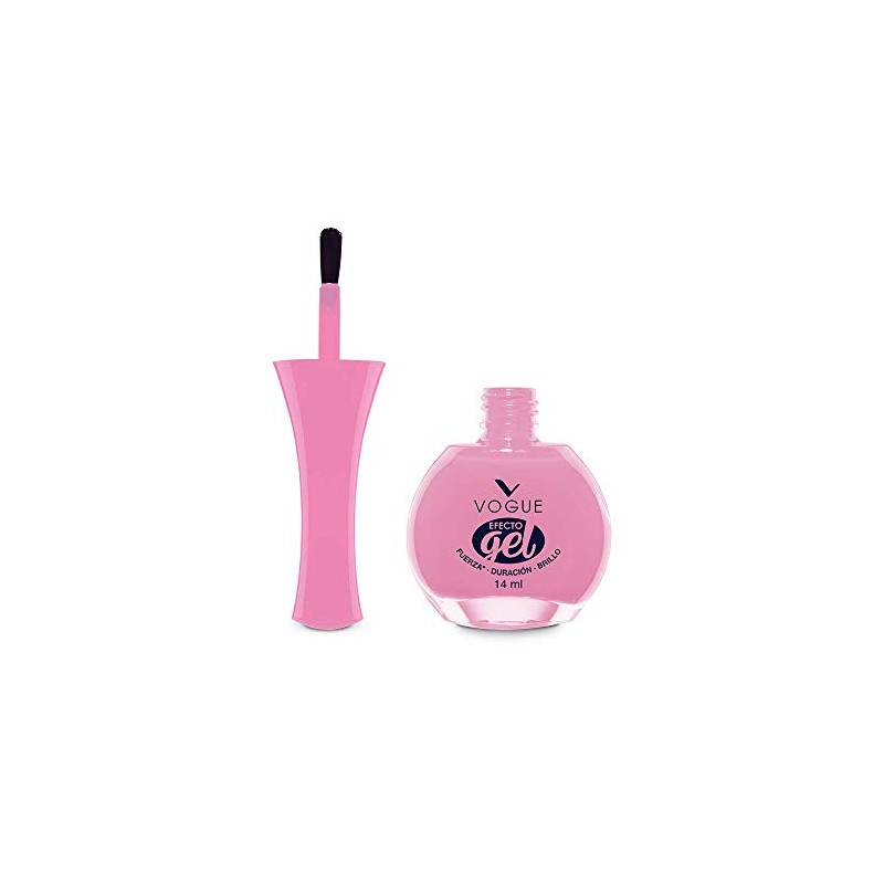 Vogue Esmalte de Unas Efecto Gel, color Rosa Simpatia, 14