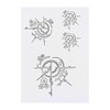 4 x 'Steampunk Motif' Temporary Tattoos - Water Resistant, Skin-Safe,