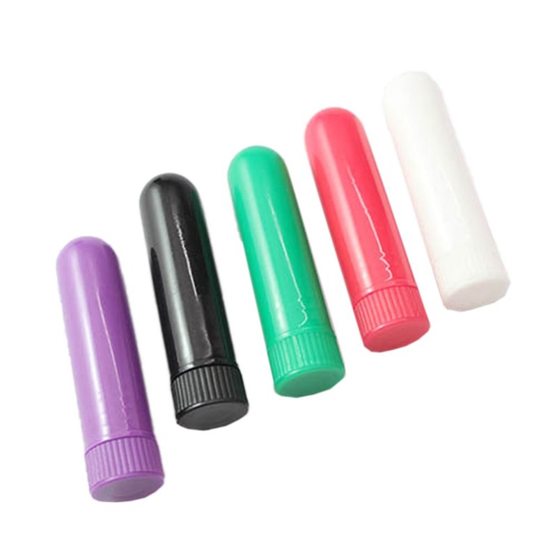 Healifty Nose Tube with Cotton Rods, Pack of 12 Aromatherapy