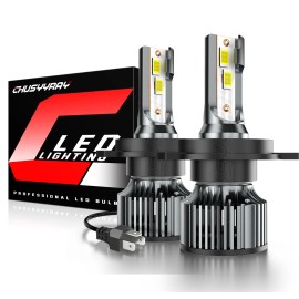 CHUSYYRAY Bombillos LED Focos Para Auto Carro H4 Luz De Coche Faros Faro Delanteros 2PCS