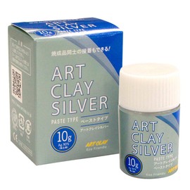 ART CLAY Aida Chemical Industries Art Clay Silver Paste Type 0.4 oz (10 g) A-0285 Silver