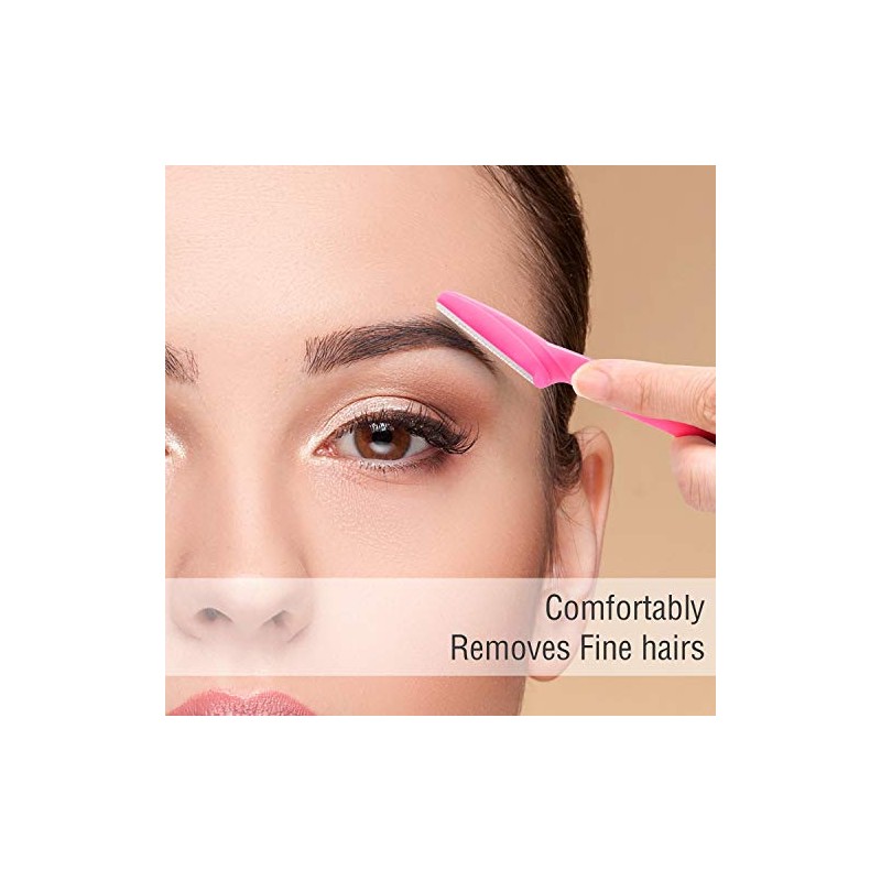 JSBelle Set de 6 Eyebrow Razor, Maquinilla de afeitar ceja