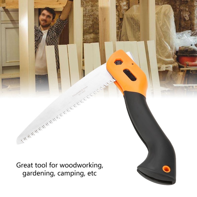 Hand SK5 Steel Foldable Saw Garden Pruning Folding Saw Camping