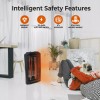 Comfort Zone 23" Indoor Quartz Tower Space Heater with Overheat