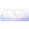 DAXCNC MG MGA NEW SIDE CURTAIN SLIDING WINDOWS SET 1956-1962