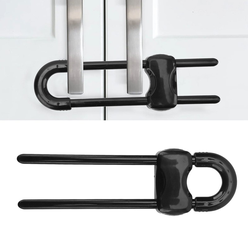 12PCS U Shaped Child Locks Safety Cabinet Childproof Latches for