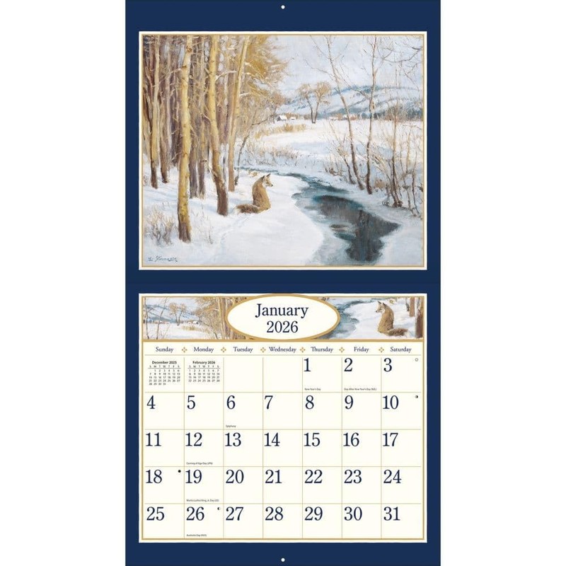 Lang Four Seasons 2026 Wall Calendar – 12-Month Calendar with