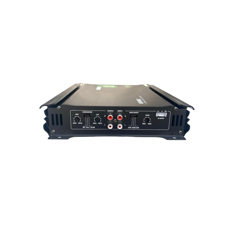 Audio360 AD1500.2 2-Channel Car Amplifier Bundle, 1500W Max Power, Includes