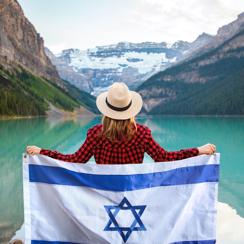 Anley EverStrong Series Israel Flag 3x5 Foot Heavy Duty Nylon