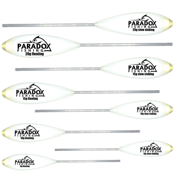 Paradox Fishing Sbirolino Set of 8 I (6g, 10g, 15g,