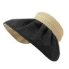Sun Visor Hats for Women Wide Brim Straw Ponytail Summer