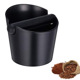 MYSENLAN Coffee Knock Box,Espresso Knock Box Reliable Barista Tools,Espresso Dumpster with Removable Knock Lever and Non-Slip Base,for Barista Bar Shop Worktop