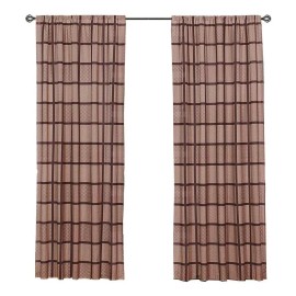 Elefantito Juego De Cortinas Decorativas Color Cafe Soft Elefantito