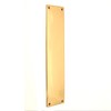 Infinity Decor 5mm Forged Brass Victorian Door Push Finger Plate