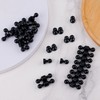 50pcs Push Pin Magnets, Black Map Pushpin Magnets Packed in