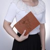 LBWCER Music is What Feelings Sound Like Leather Journal Notebook
