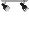 AA Warehousing 2-Light LED Track Light in Matte Black, Chrome,