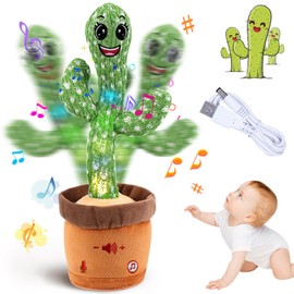 Talking Cactus Toy, Singing, Talking, 120 Songs and Dancing Cactus Toy, Multi-Button Adjustment, Singing Cactus Toy Repeats What You Say Children's Toys Gifts - Your Interactive Entertainment Companio