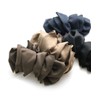 VINGTAINE H7134-GY Basic Color Volume Ruffle Banana Clip Office Hair
