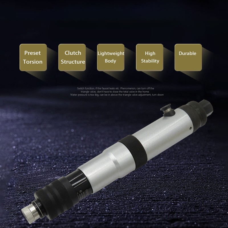 Electric Screwdriver Handheld Straight Preset Torsion Pneumatic Screw Tightening ToolEuropean