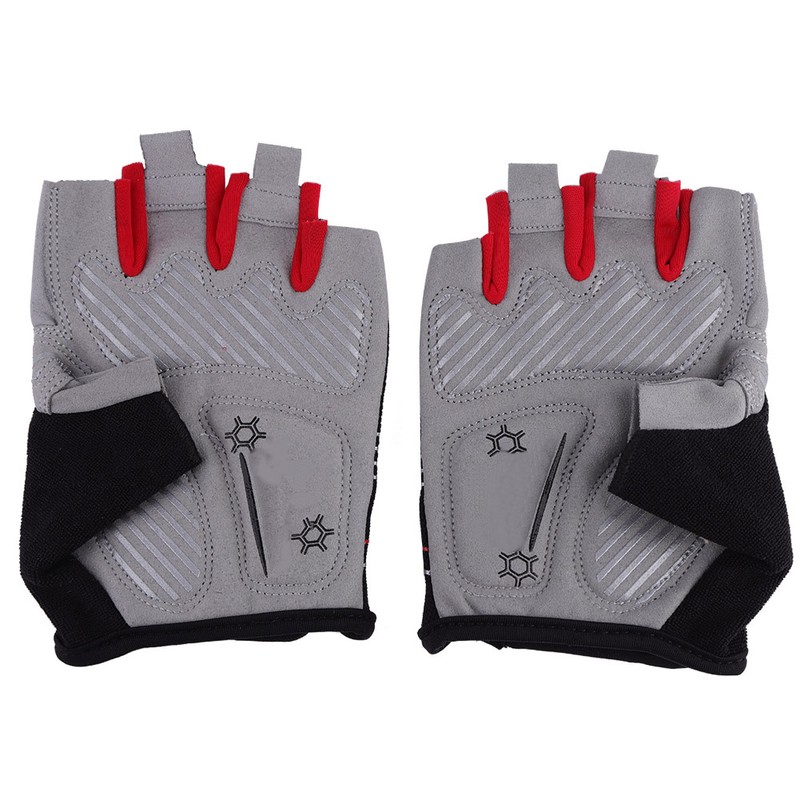 Silicone Half Finger Riding Cycling Gloves Breathable Outdoor Sports Gloves