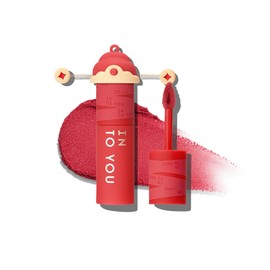 INTO YOU Matte Lipstick with Shimmer, Long Lasting Red Lip Stick for Women, Multi-Purpose for Lips and Cheek, Non-Fade, Makeup, Regal Red for Prosperity & Luxury