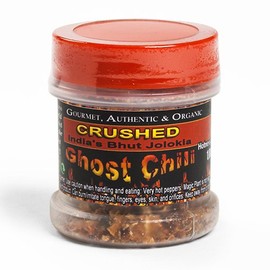 Organic Dried Smoked Ghost Chili - Crushed (0.5 ounce)