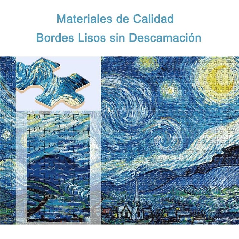 JESWO Rompecabezas 1000 Piezas, Puzzle para Familia Adultos Niños, 38X26cm