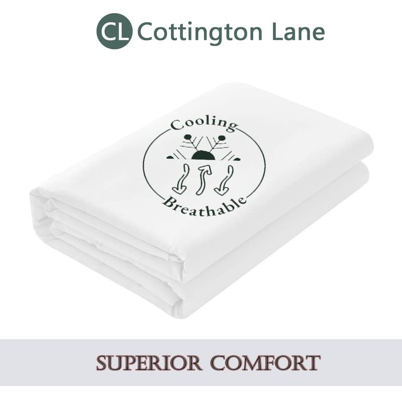 Cot Fitted Sheet 28 x 75-100% Egyptian Cotton - 1