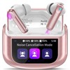 Thunelec Wireless Earbuds, Bluetooth 5.4 Headphones with Multifunctional Touch Screen,